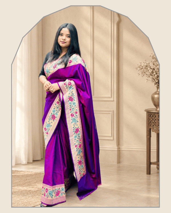 Paithani-Style Uppada Katan Silk Saree